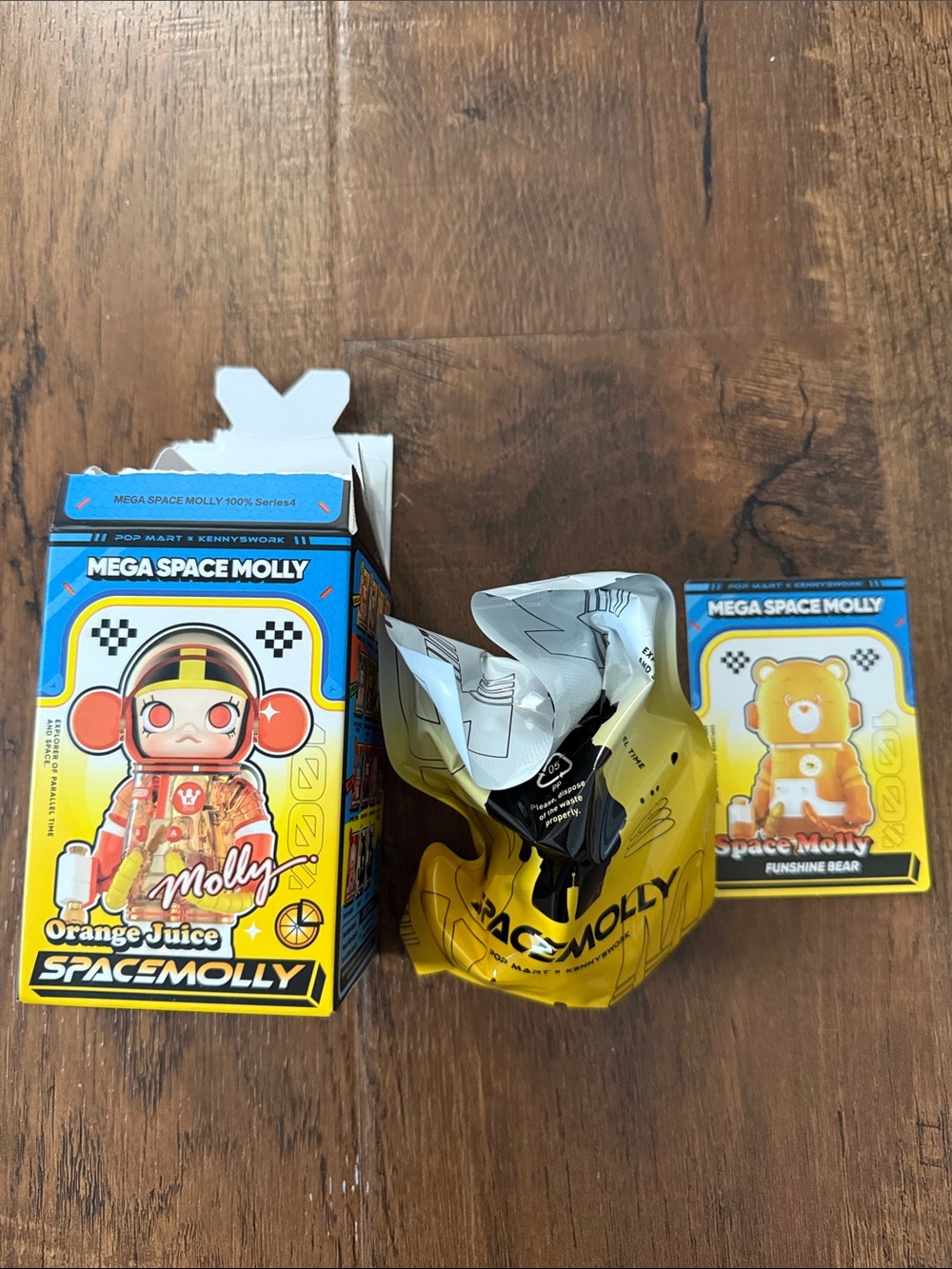 100 % Mega Space Molly Orange Juice- Funshine Bear